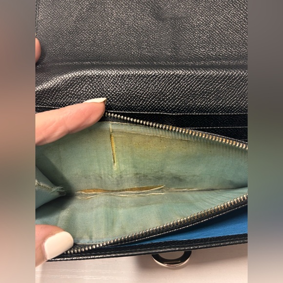 Bvlgari Bvlgari black grain leather long wallet - Picture 10 of 10